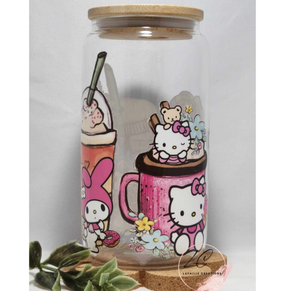 Hello Kitty & Friends Glass Can