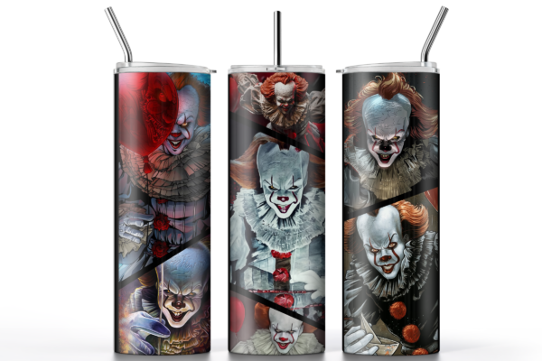 Penny Wise Halloween Sublimated Tumbler