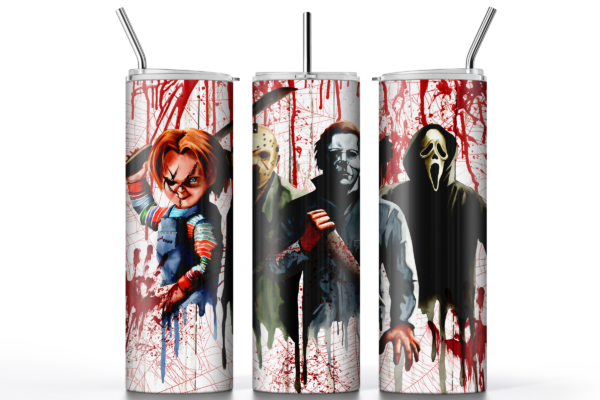 Horror Movie Sublimated Tumbler