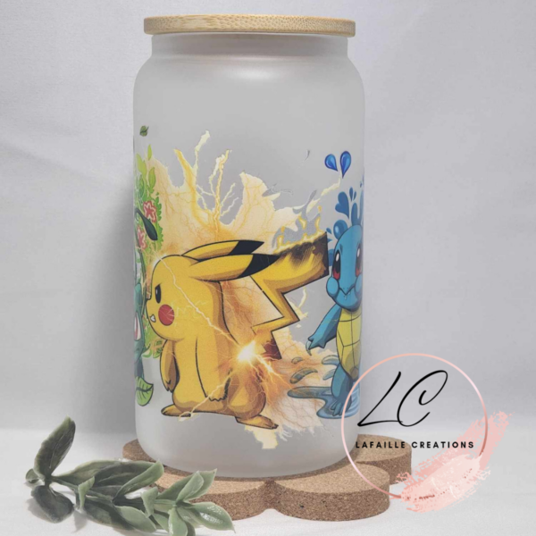 Pokemon UV DTF Glass Can